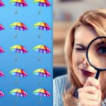 Jednoduchý IQ test: musíte nájsť cudzí dáždnik za 9 sekúnd